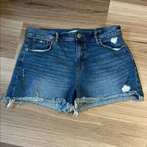 Denim Distressed shorts from Loft 8/29